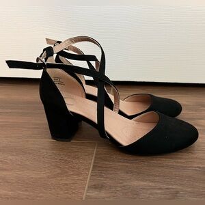 Black Block Heels